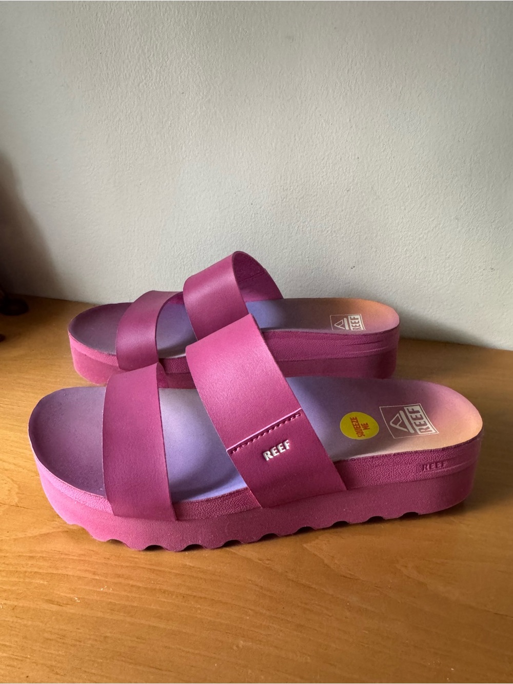 REEF x Sanctuary Sandals in Hot Pink
